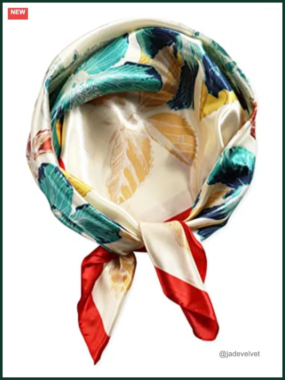Satin Head Scarf for Women Silk Like Hair Wrap 35x35, Neck Scarf